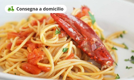 Primo e secondo di pesce a scelta per una persona con consegna gratuita offerta dal Ristorante Da Mi Da'