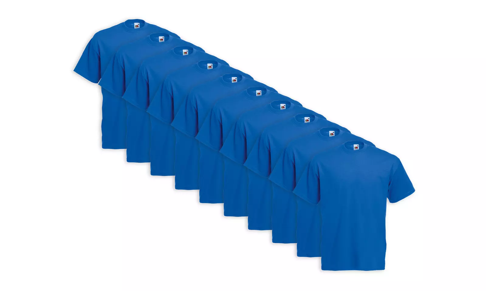 Set van 10 Fruit of The Loom T-shirts