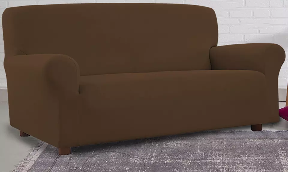 Housse de canapé élastique anti-taches made in Italy, coloris au choix