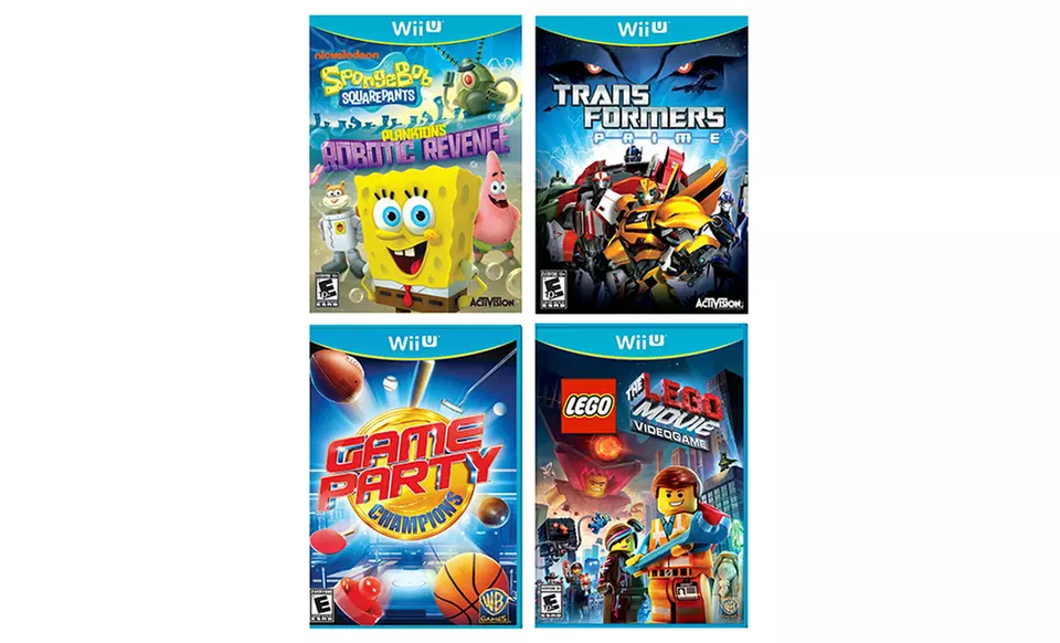 Family Game Bundles for Wii U from $24.99-$54.99 - Second Medium