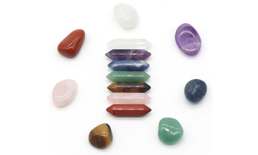 Image 2: 14-Piece Chakra Crystals and Gemstones Set