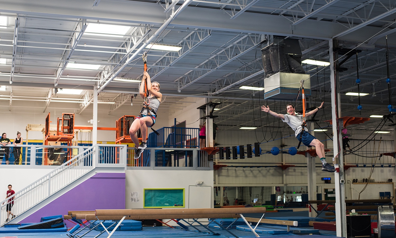 Try a 2-Hour Indoor Ropes Course Experience for All Ages