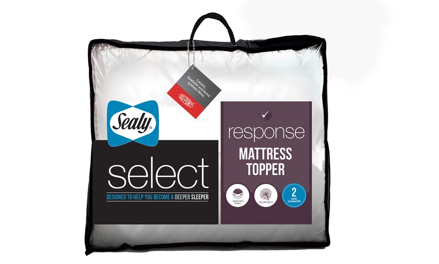 Image 5: Sealy Response Mattress Topper