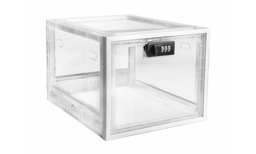 Image 5: Transparent Lockable Storage Box 12.6L