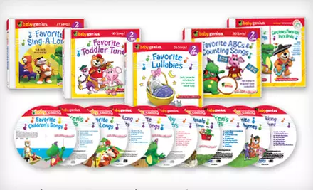 $25 for a Baby Genius 10-Disc CD Set ($64.90 List Price) - Primary Image