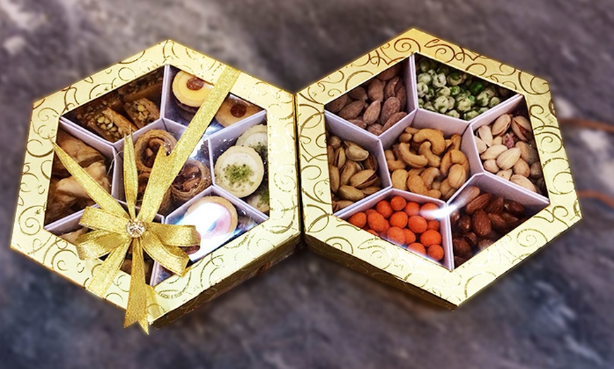 Image 1: Nuts or Arabic sweets