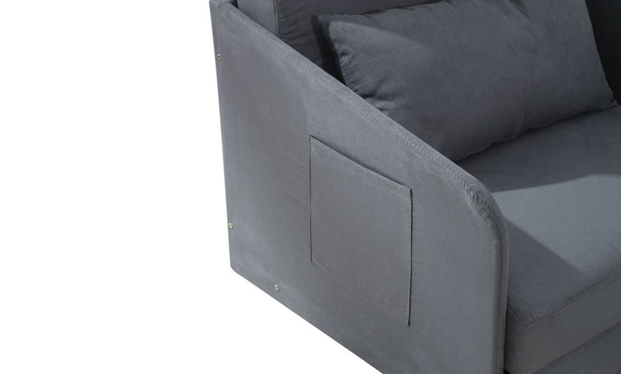 Image 4: Sofa Bed Armchair Sleeper Lounger