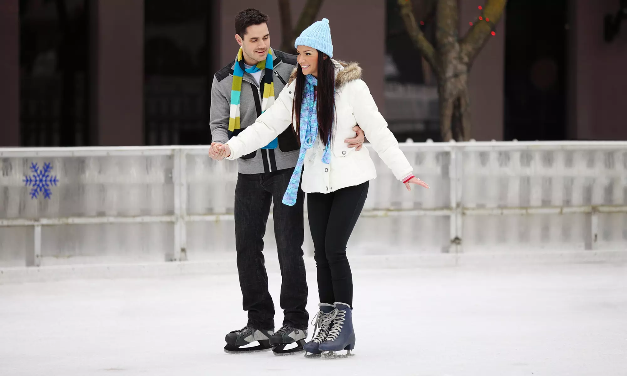 Ice Skating Package for Two or Four with Popcorn and Drinks at Glacier Ice and Snow Arena (Up to 37% Off) - Primary Image