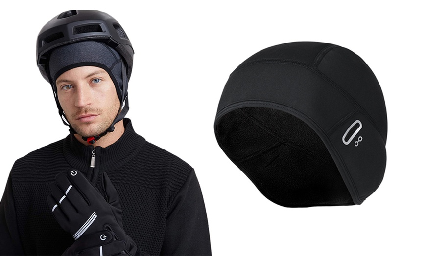 Image 4: Gants ou casque de vélo pour l'hiver