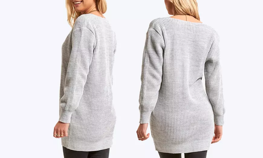 Image 5: Pull ample en maille Oops