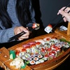 Image 6: Sushi Feast: 14, 28 or 44-Piece Platter with Starter/Dessert & Drink