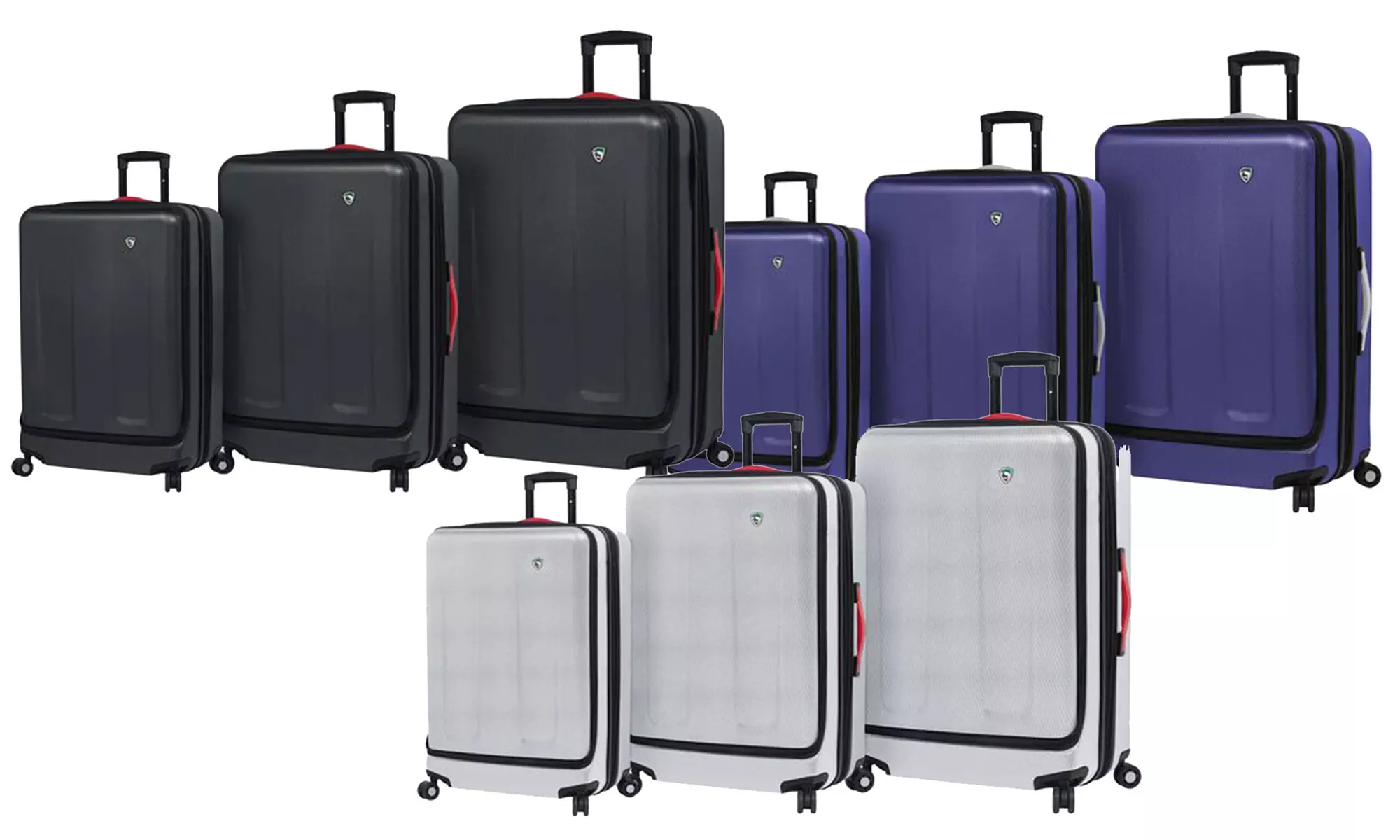 Mia Toro ITALY Esotico Hardsided 8-Wheel Spinner Luggage Set (3-Piece) - Primary Image