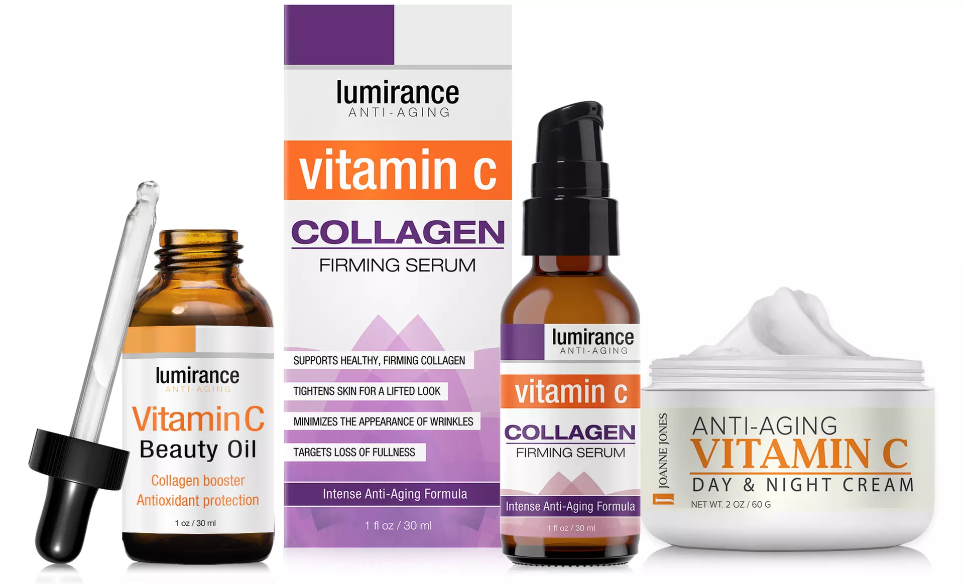 Lumirance Vitamin C Resveratrol and Collagen Skincare Duo - Second Medium
