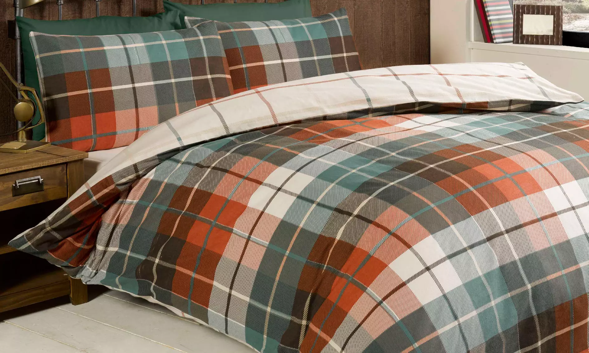 Soft Flannelette Bedding Duvet Set