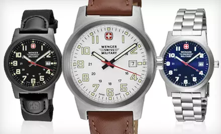 $56 for a Wenger Men's and Women's Swiss Military Watches (Up to $195 Value). Free Shipping. Multiple Styles Available.  - Primary Image