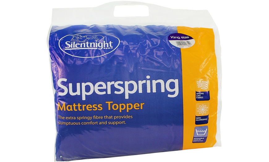 Image 4: Silentnight Spring Non-Allergenic Mattress Topper