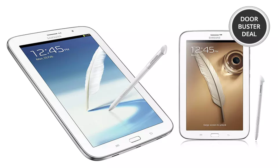 Samsung Galaxy Note 8" Tablet Bundles﻿ (Refurbished). Multiple Options Available from $249.99–$259.99. Free Returns. - Primary Image