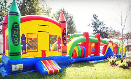 $75 for $150 or $100 for $255 Toward Inflatables Rental with Delivery, Setup, and Removal from A Bounceable Time - Primary Image