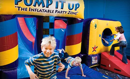 Five Pop-In Bounce Sessions or a Weekday Birthday Party Package for Up to 10 at Pump it Up (Up to Half Off) - Primary Image