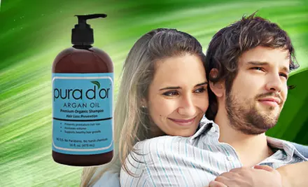 $19 for Pura D'or Premium Organic Hair-Loss-Prevention Shampoo with Shipping Included ($42 Total Value) - Second Medium