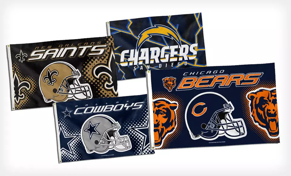 $19 for a 3’x5’ NFL Banner Flag ($37.99 List Price). All 32 Teams Available. Free Shipping, Free Returns. - Primary Image