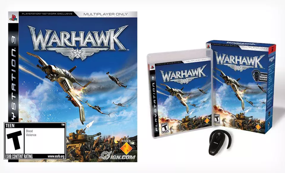 $11.99 for Warhawk for PS3 with Bluetooth Headset ($59.99 List Price). Free Returns. - Primary Image