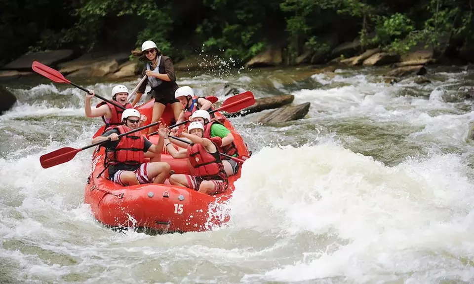 $55 for a Whitewater-Rafting Adventure for Two from Big Frog Expeditions ($90 Value)  - Primary Image