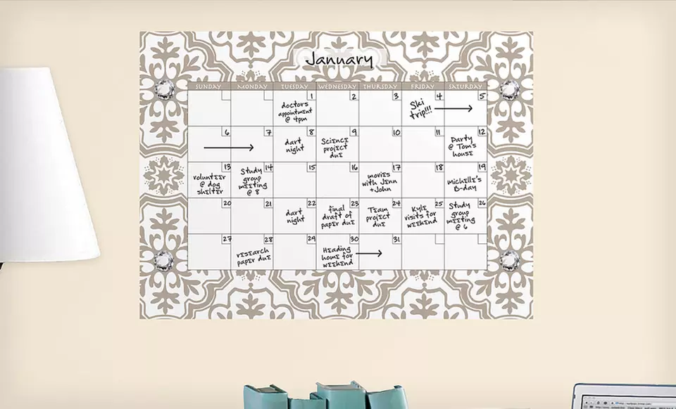 $7.99 for Wall Pops Dry-Erase Boards and Calendars (Up to $19.99 List Price). 9 Styles Available. Free Returns. - Second Medium