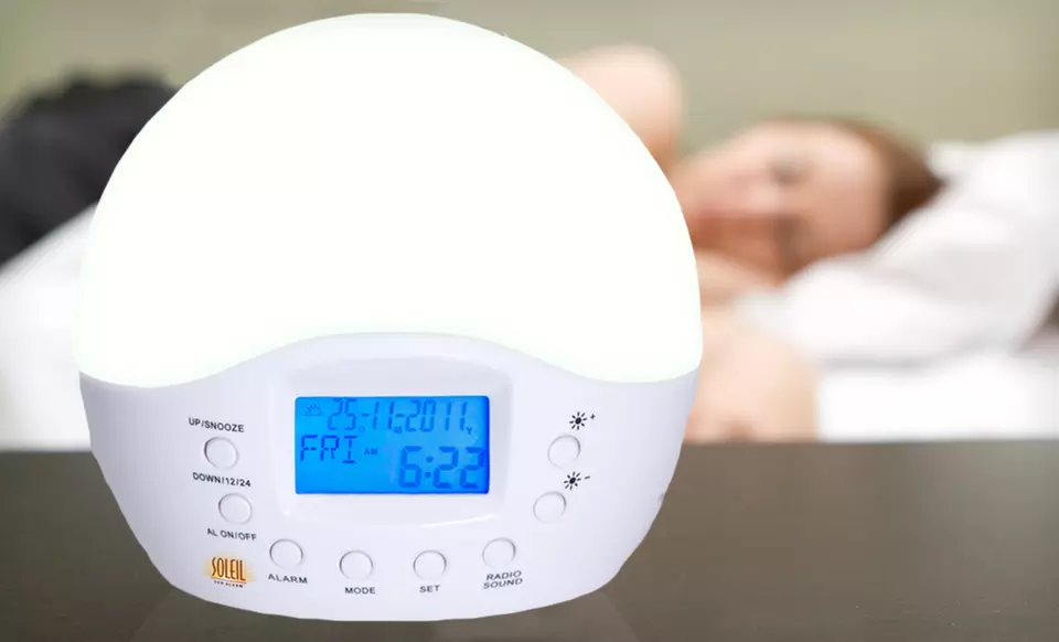 $40 for a Soleil Sun Alarm-Clock Radio ($89.99 List Price). Free Shipping and Free Returns. - Primary Image