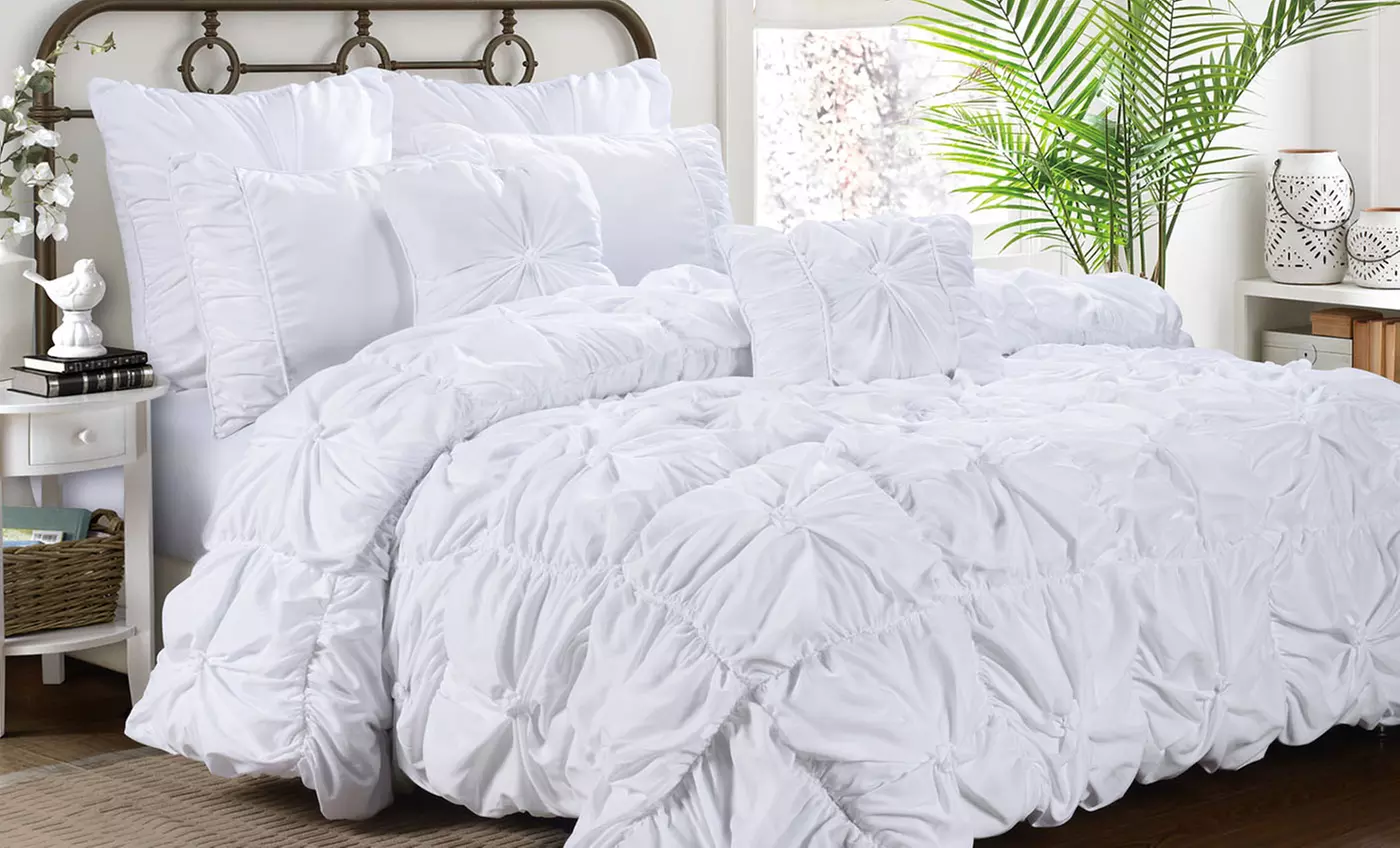 Home Accent 5-Piece or 7-Piece Egyptian Cotton Bedding Set from $99.99–$139.99 - Primary Image