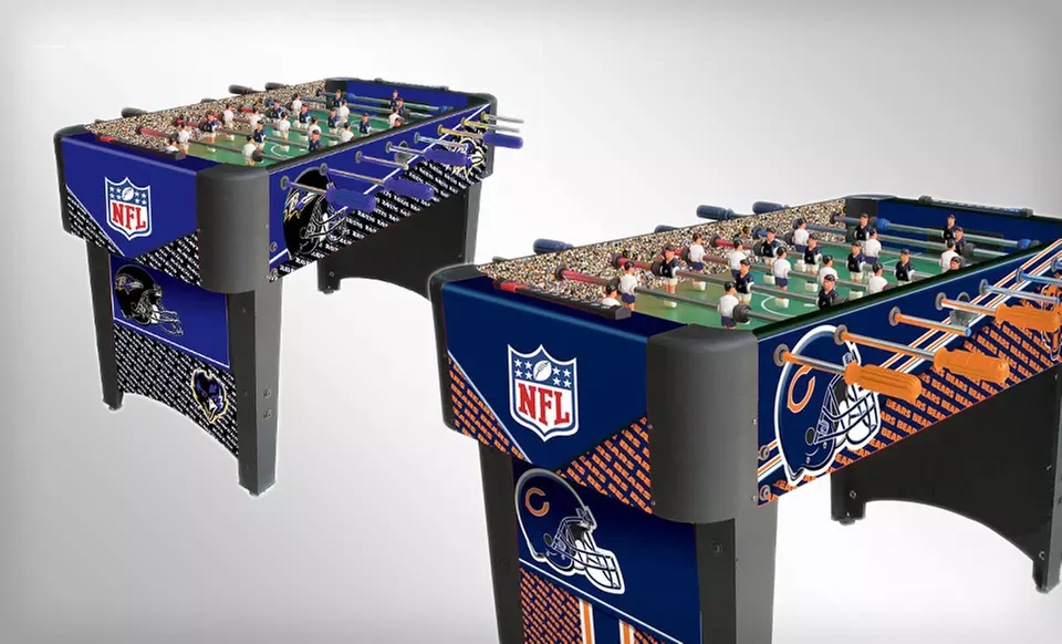 $149.99 for an NFL or MLB Imperial Foosball Table ($309.99 List Price). 13 Options Available. Free Shipping and Returns. - Primary Image