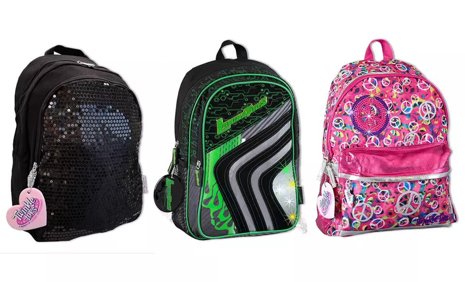 Skechers Twinkle Toes Girls and Boys Light-Up Backpacks. Multiple Styles Available. - Primary Image