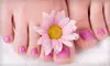 One Manicure and Spa Pedicure or Three Gel Manicures from Natalie B Nails (Half Off)