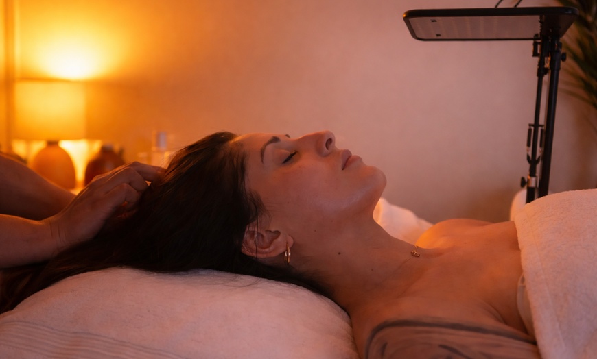 Image 3:  Facial with Enzyme Chemical Peel & Scalp, Neck and Shoulder Massage