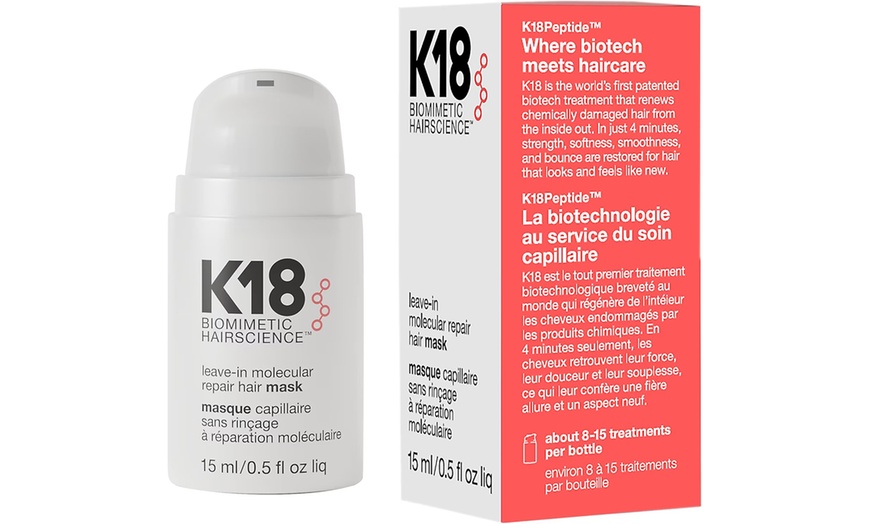 Image 2: K18 Hair Mask 15ml