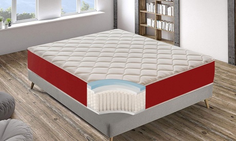 Materasso ortopedico in memory, con molle insacchettate e garanzia di 20 anni, disponibile in varie dimensioni