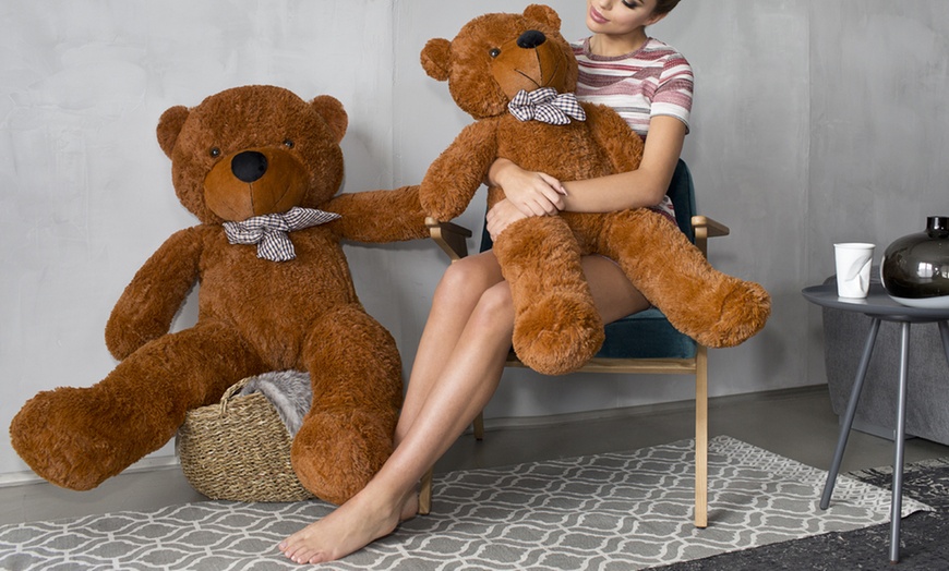 Image 13: Oversized Soft Teddy Bear