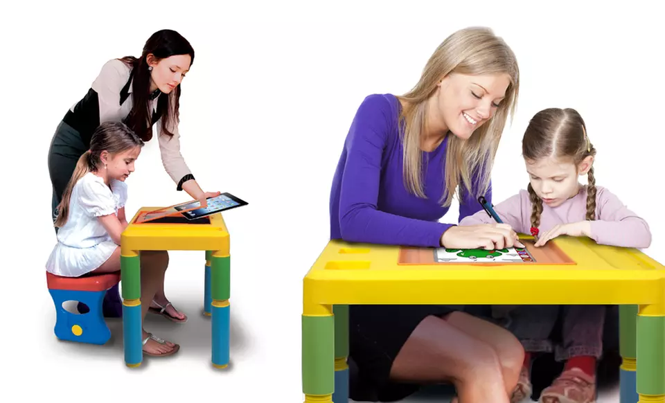 Adjustable Kids' iPad Activity Table. Free Returns. - Primary Image