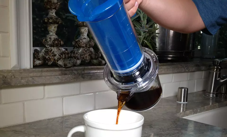 $27.99 for a Caféjo My French Press Brewer with 5 Starbucks K-Cup Pods ($69.99 List Price). Free Shipping and Returns. - Second Medium