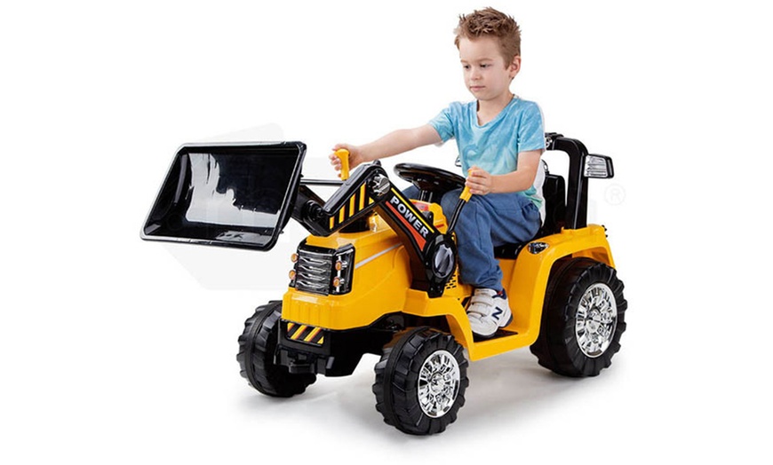 Image 2: Kids' Electric Ride-On Tractor