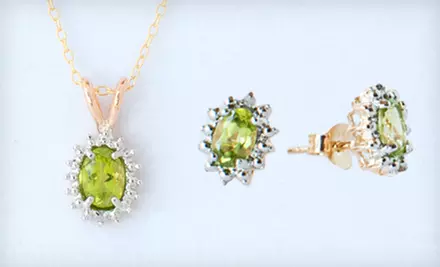 Genuine Peridot Bracelets, Pendants, and Earrings (Up to 85% Off). Free Shipping. Multiple Styles Available.  - Second Medium