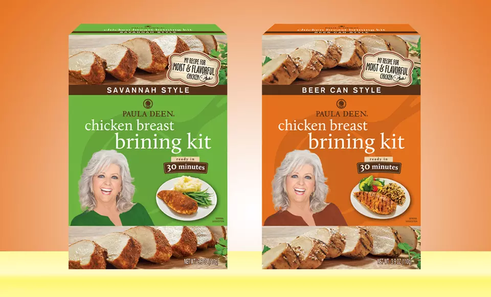 6-Pack of Paula Deen Chicken Breast Brining Kits. Multiple Flavors Available. Free Shipping. - Primary Image