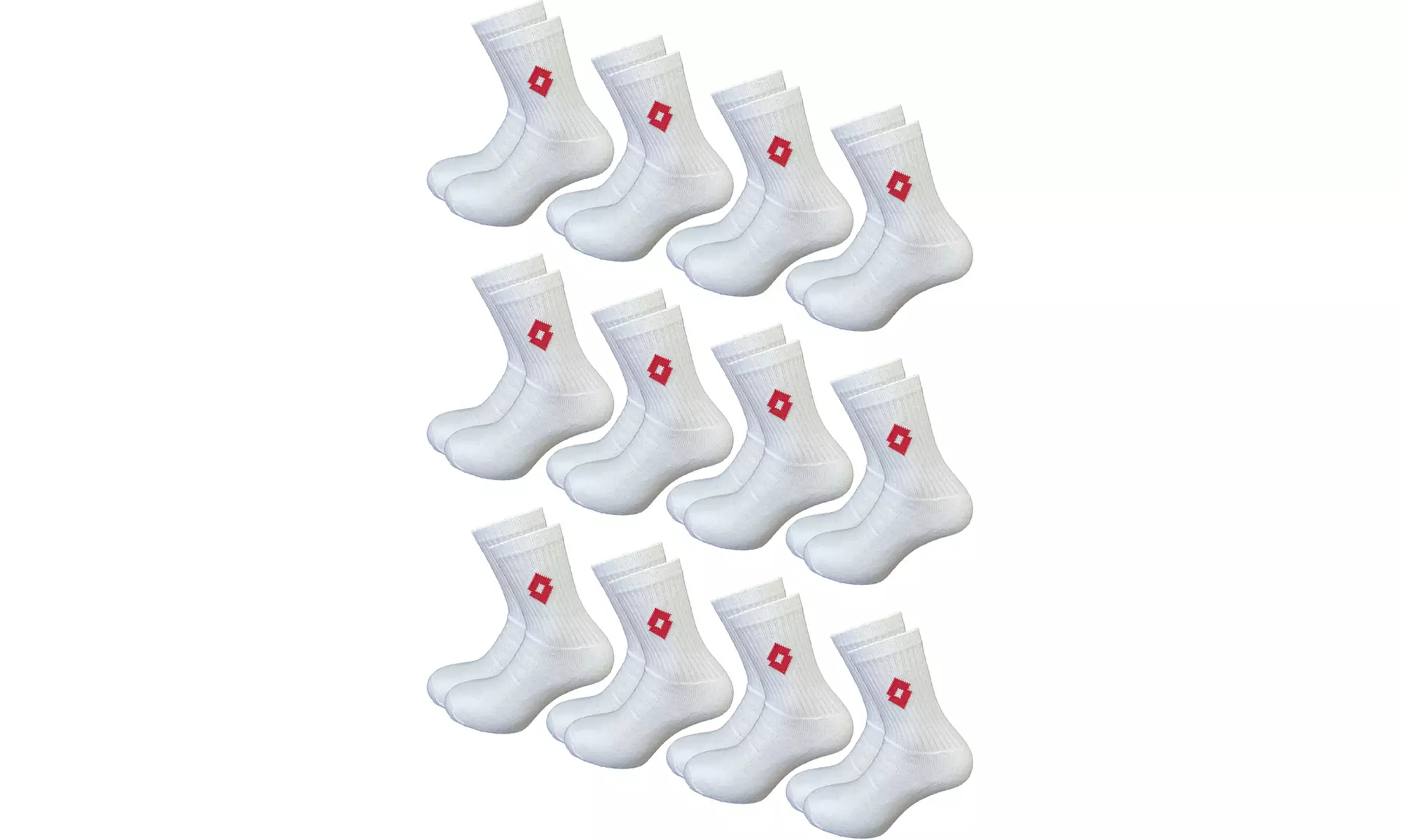 6, 12 o 15 paia di calzini sportivi Sergio Tacchini o Lotto