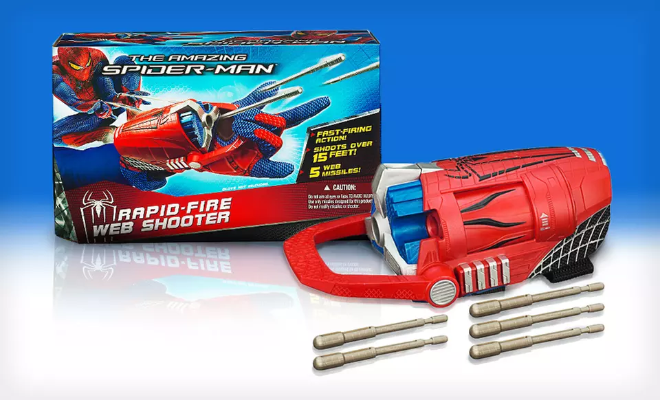 $12.99 for Marvel The Amazing Spider-Man Rapid-Fire Web Blaster ($19.99 List Price). Free Returns. - Primary Image