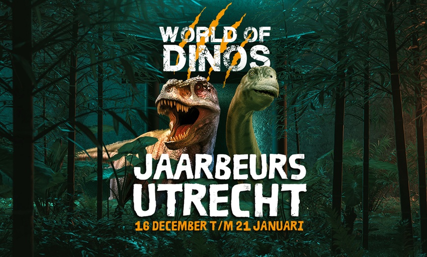 Image 1: Ontmoet de giganten van vroeger bij World of Dinos in de jaarbeurs
