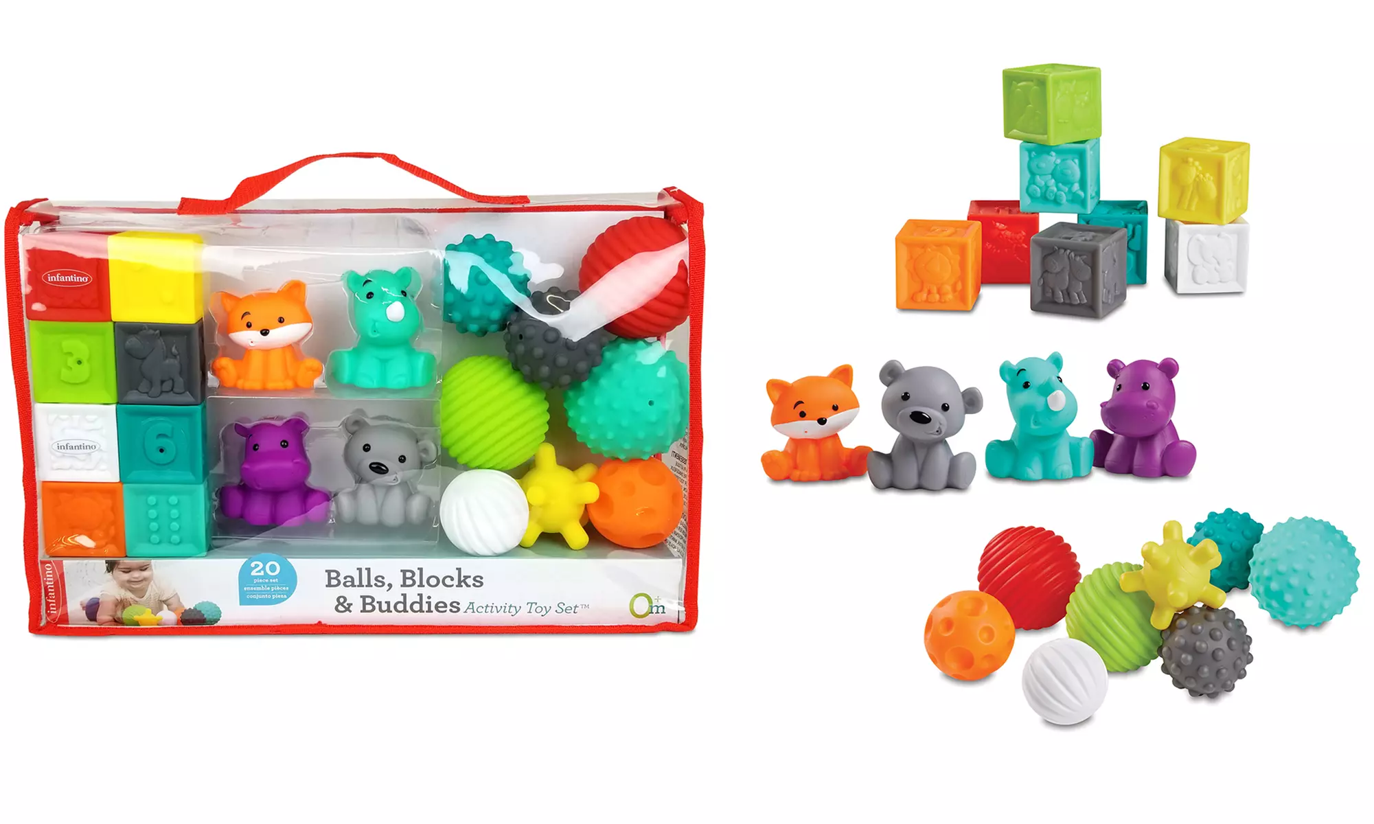 Ensemble de jouets sensoriels Infantino - Primary Image