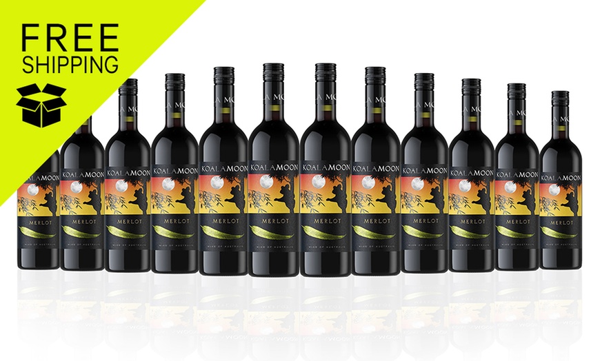 Image 1: Koala Moon Merlot NV (12 Bottles)