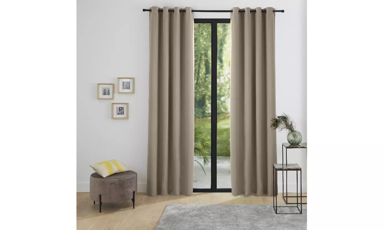 Rideau occultant et obscurcissant thermique