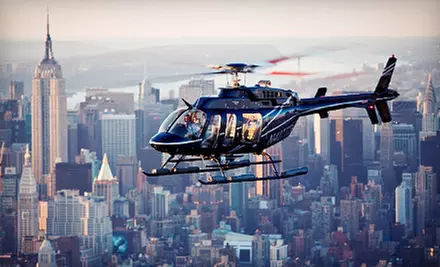 15-, 20-, or 30-Minute Helicopter Tour of New York City from Helicopter Flight Services, Inc. (Up to 40% Off) - Primary Image