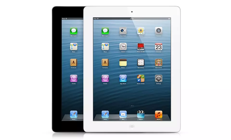 Apple iPad 4 with Retina Display WiFi, 4G Cellular, and GSM Unlocked (Refurbished). 16GB or 32GB from $399.99–$419.99. - Primary Image